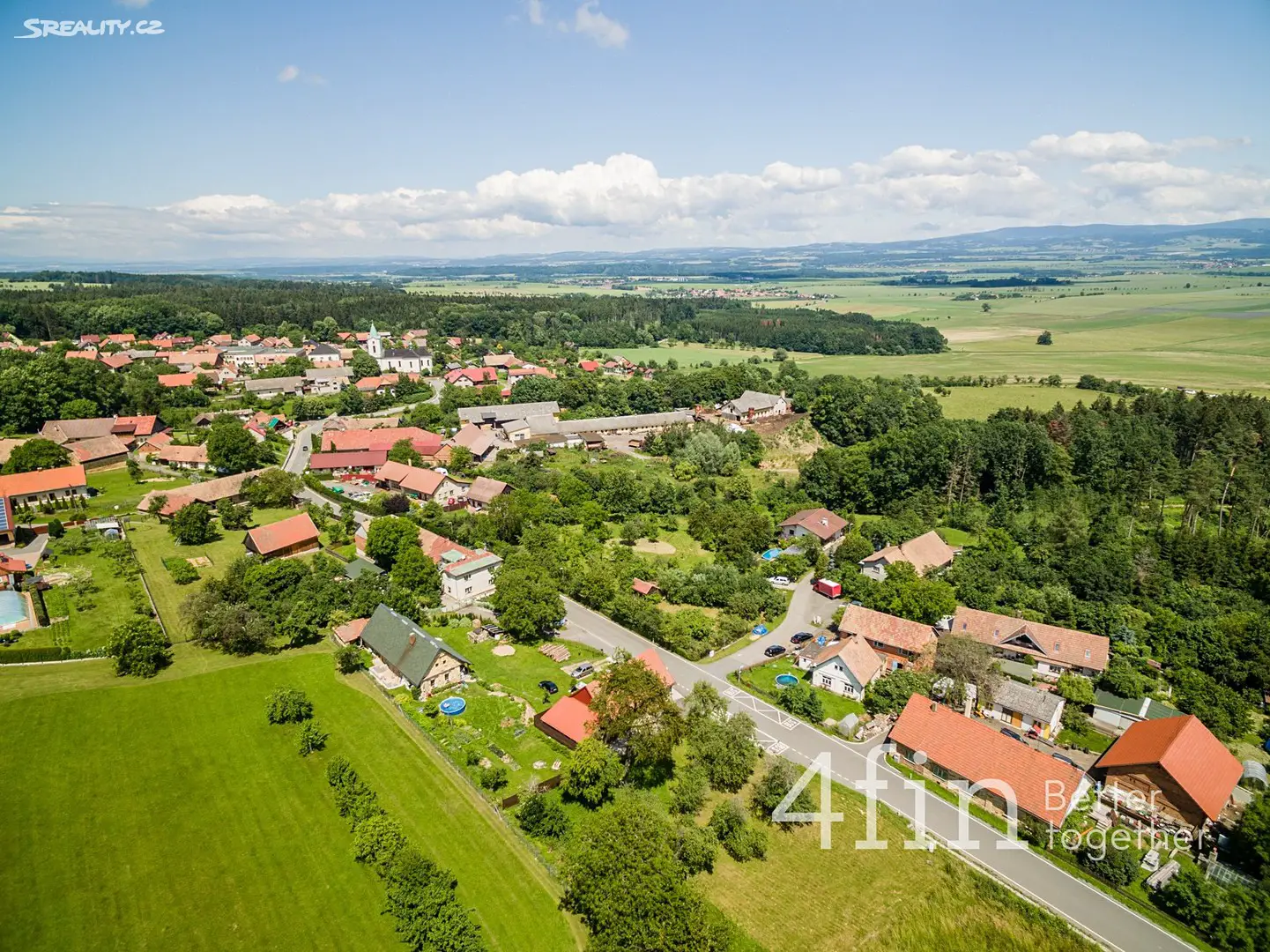 Prodej  stavebního pozemku 1 924 m², Voděrady, okres Rychnov nad Kněžnou