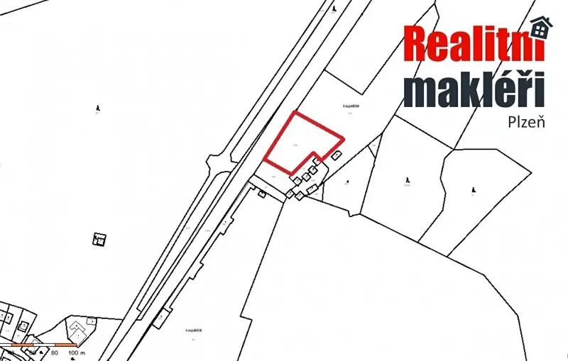 Prodej  pozemku 2 104 m², Babylon, okres Domažlice