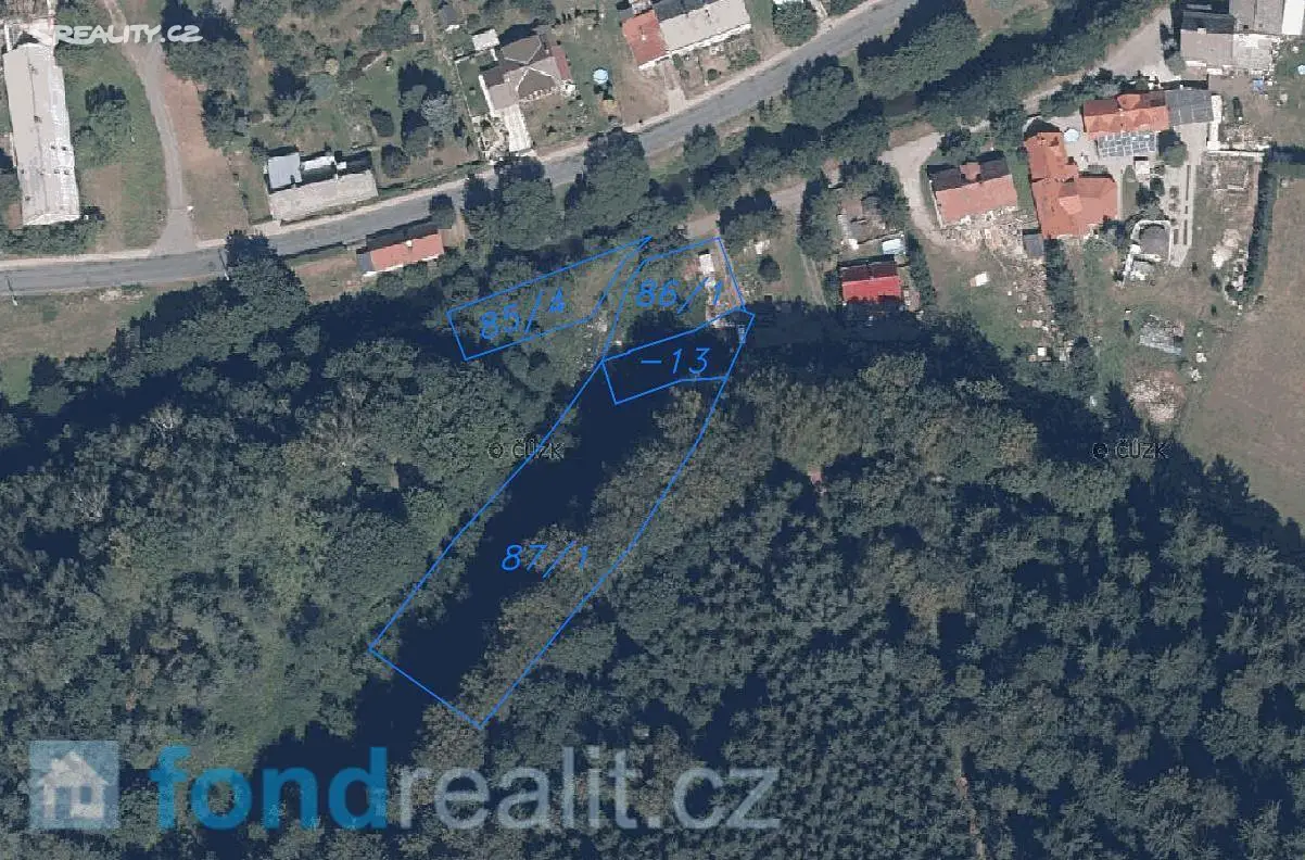 Prodej  pozemku 2 594 m², Hynčice, okres Náchod