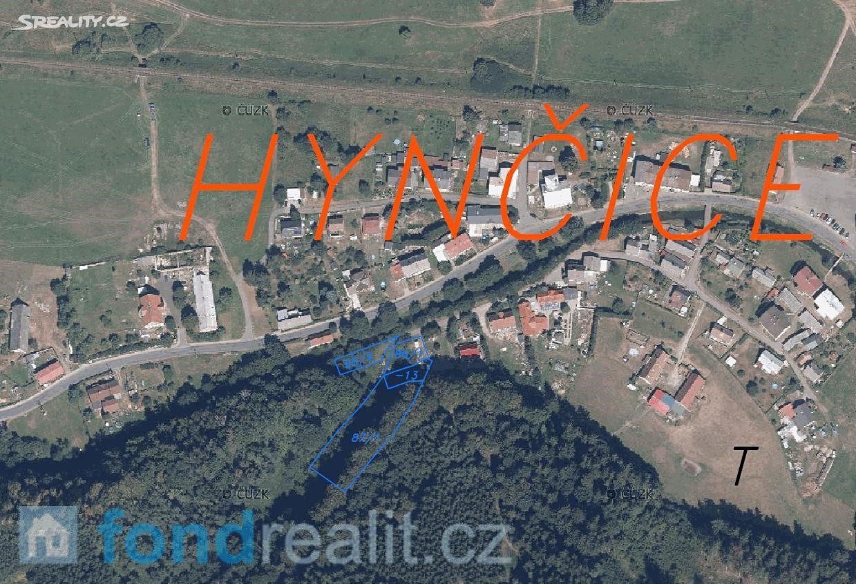 Prodej  pozemku 2 594 m², Hynčice, okres Náchod