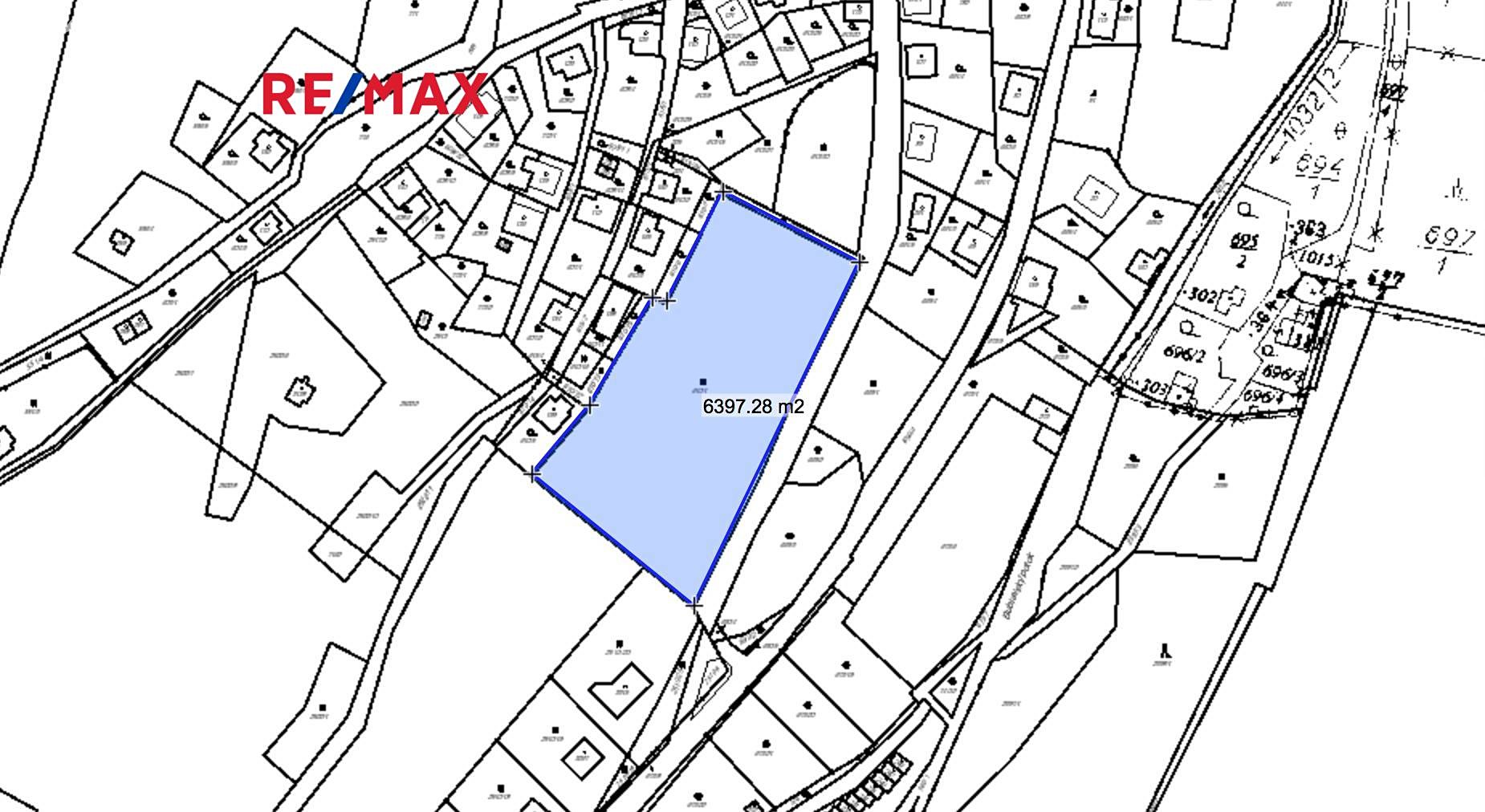 Prodej  stavebního pozemku 6 435 m², Kraslice, okres Sokolov
