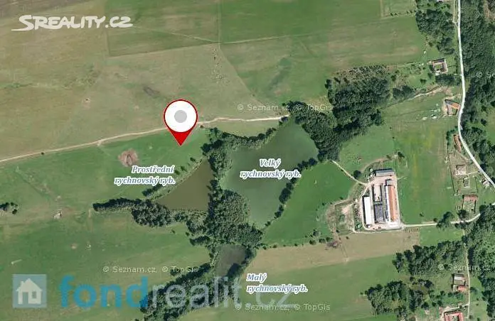 Prodej  pozemku 27 122 m², Horní Stropnice - Rychnov u Nových Hradů, okres České Budějovice