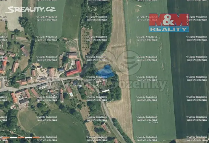 Prodej  pozemku 983 m², Údrnice, okres Jičín