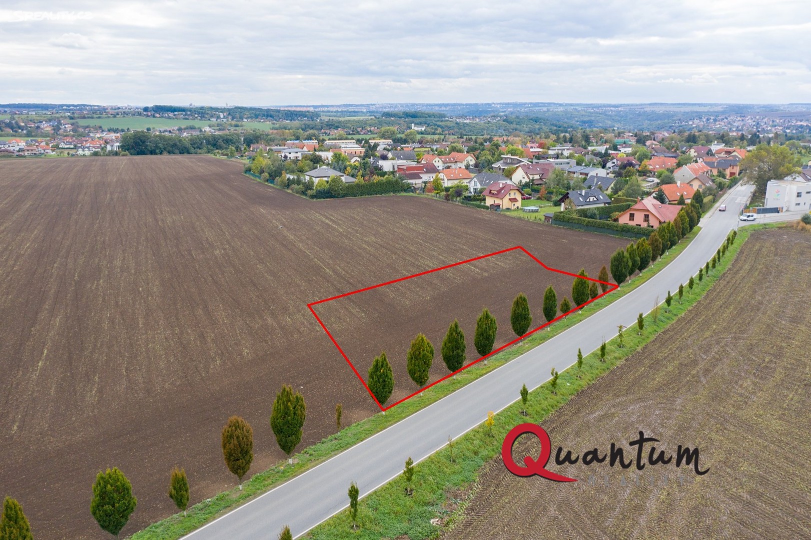 Prodej  stavebního pozemku 2 228 m², Topolová, Klecany