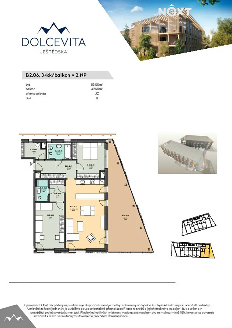 Prodej bytu 3+kk 155 m², Ještědská, Liberec - Liberec (nečleněné město)
