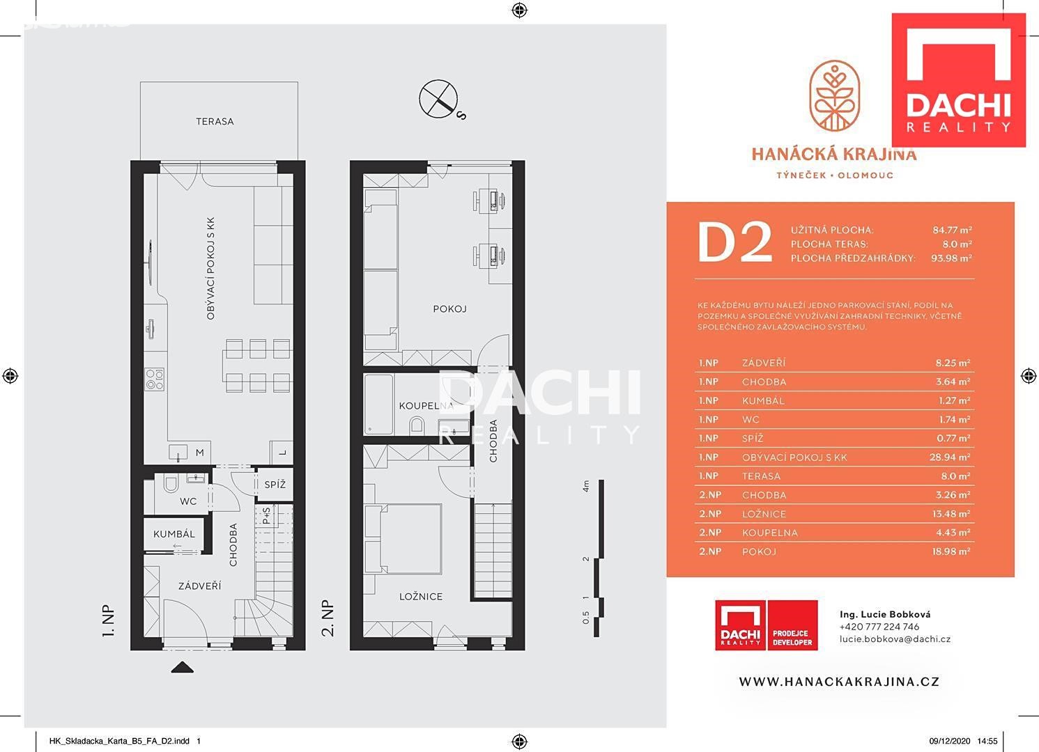 Prodej bytu 3+kk 85 m², Olomouc - Týneček, okres Olomouc