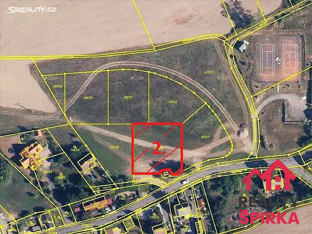 Prodej  stavebního pozemku 1 451 m², Žamberk, okres Ústí nad Orlicí