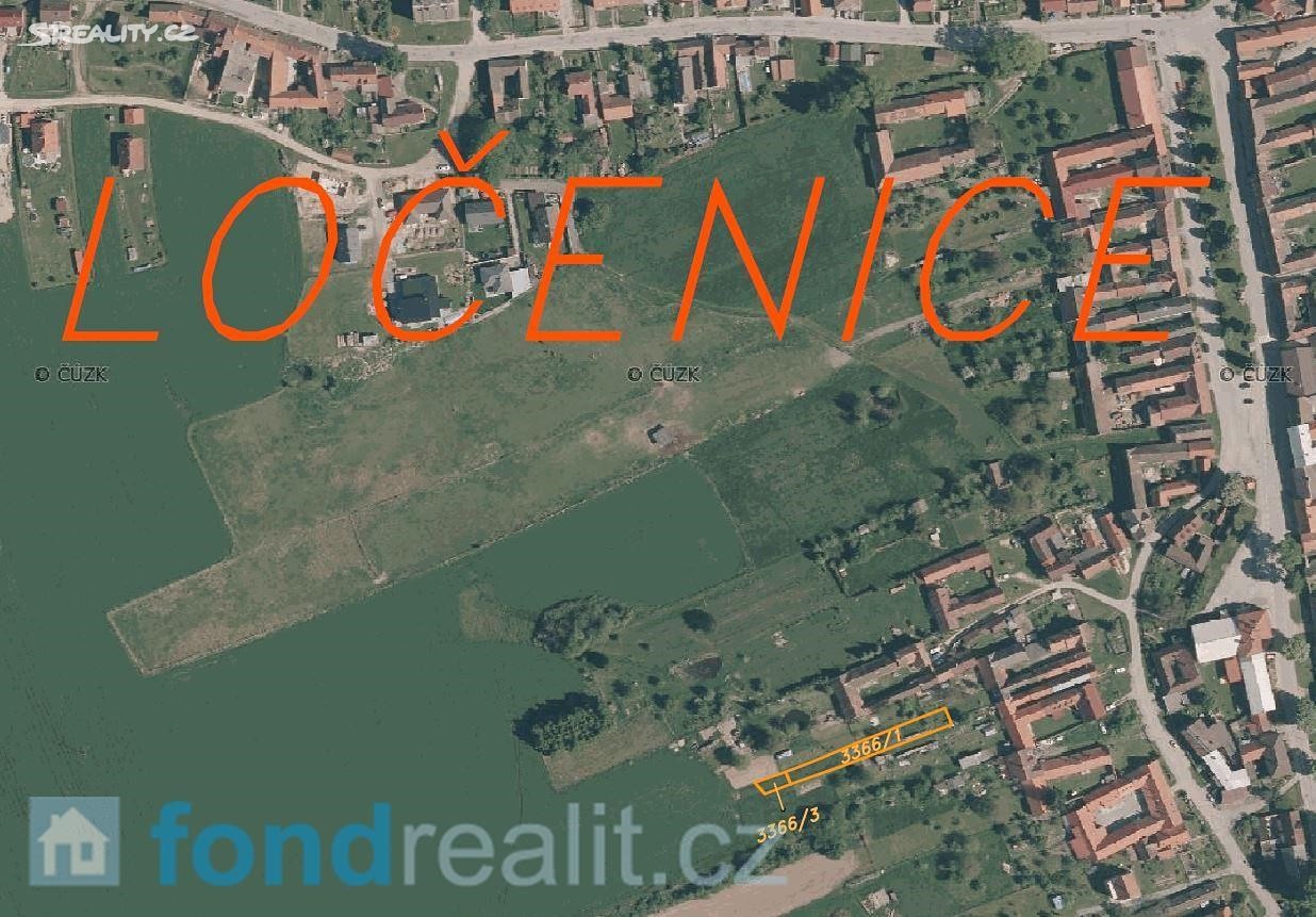 Prodej  pozemku 605 m², Ločenice, okres České Budějovice