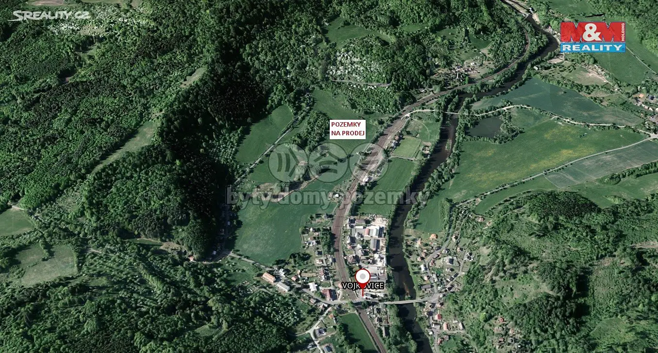 Prodej  pole 60 343 m², Vojkovice, okres Karlovy Vary
