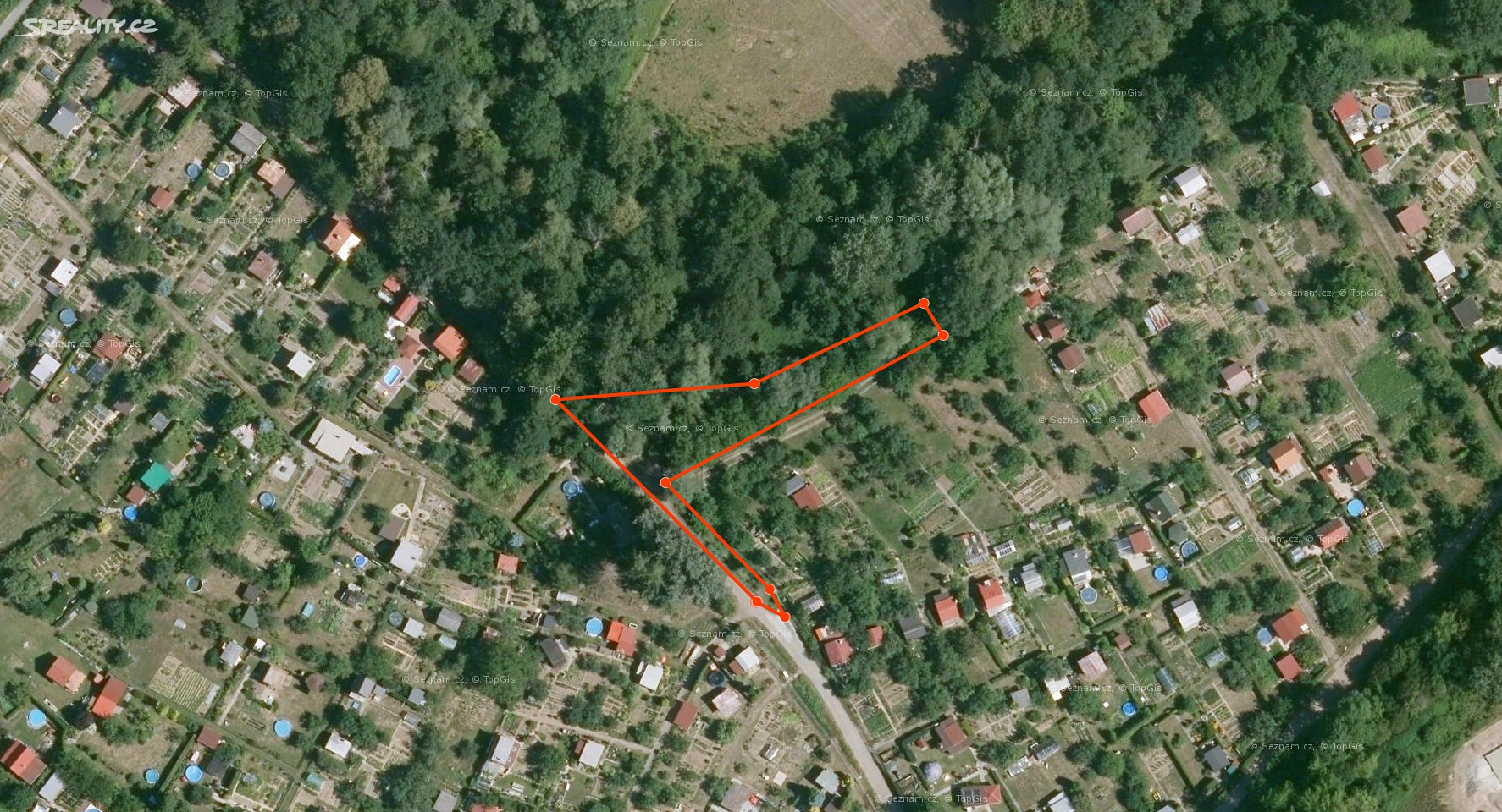 Prodej  zahrady 1 274 m², Přerov - Přerov IV-Kozlovice, okres Přerov