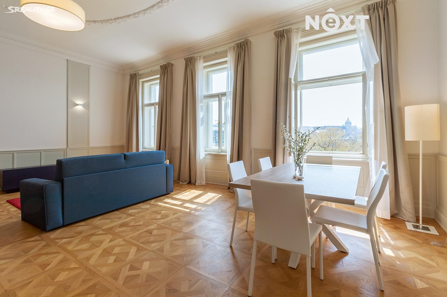 Pronájem bytu 2+1 109 m², Bolzanova, Praha 1 - Nové Město