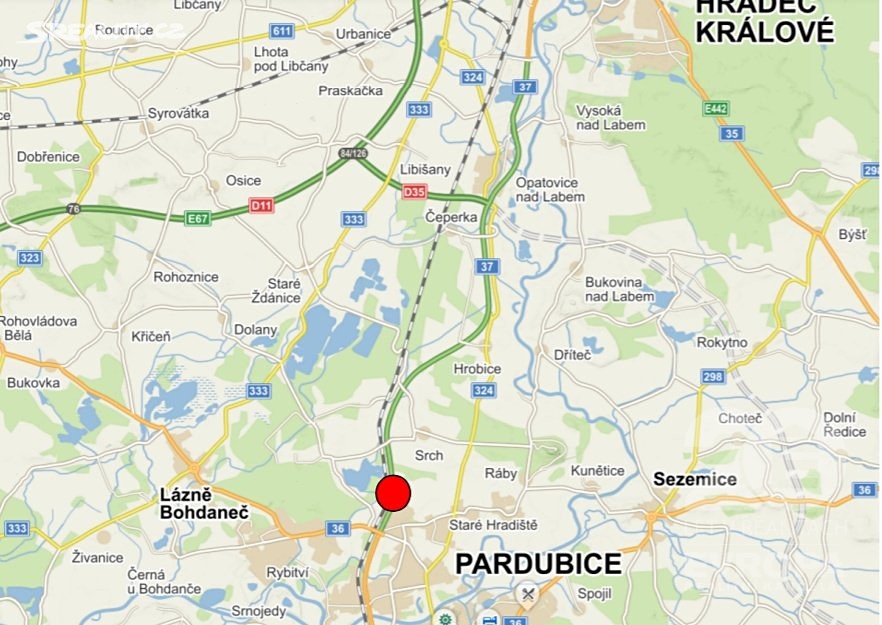 Pronájem  pozemku 4 720 m², Pardubice - Ohrazenice, okres Pardubice