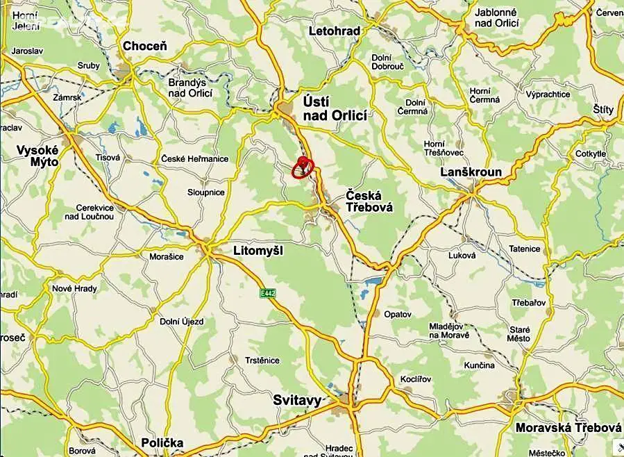 Pronájem  pole 23 484 m², Dlouhá Třebová, okres Ústí nad Orlicí