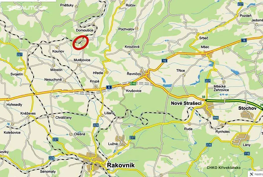 Pronájem  pole 13 429 m², Mutějovice, okres Rakovník