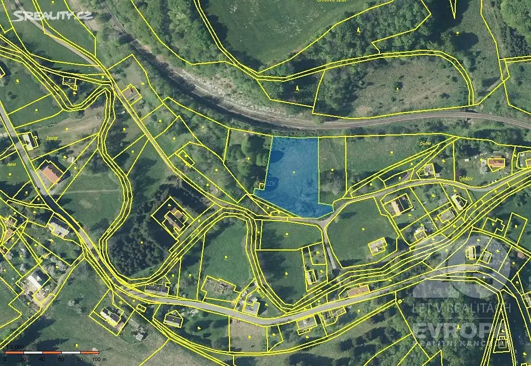 Prodej  stavebního pozemku 4 647 m², Teplice nad Metují - Dědov, okres Náchod