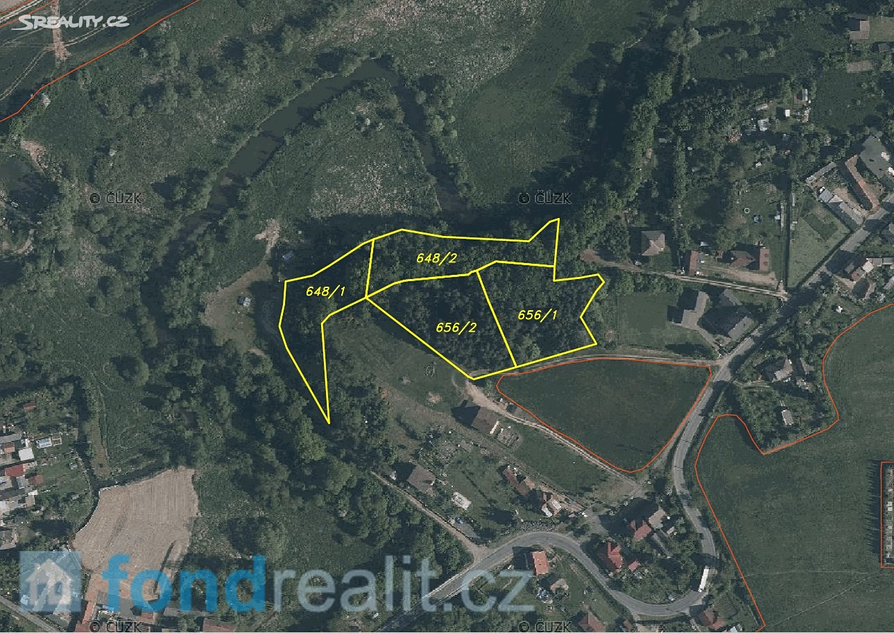 Prodej  pozemku 11 070 m², Vrčeň, okres Plzeň-jih