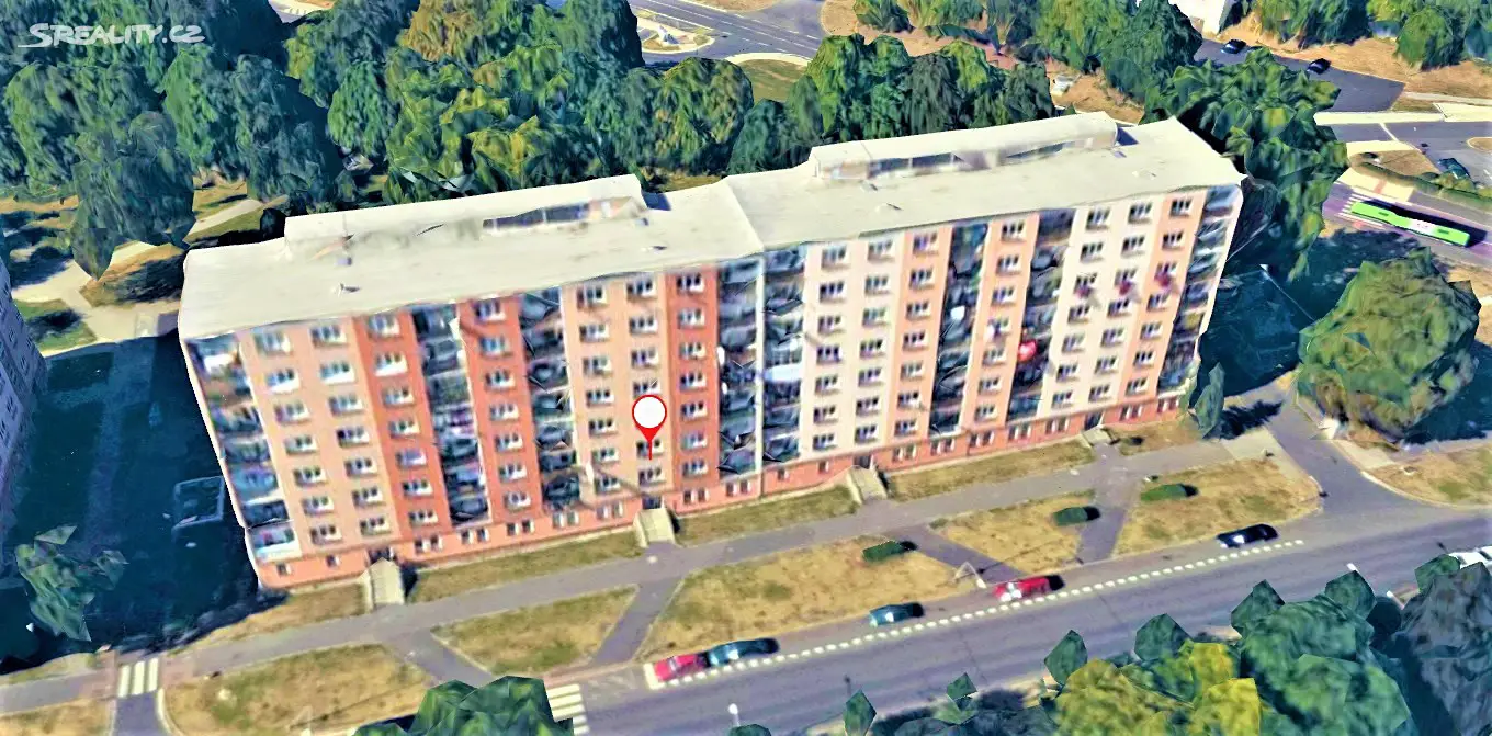 Pronájem bytu 2+1 53 m², Chomutovská, Kadaň