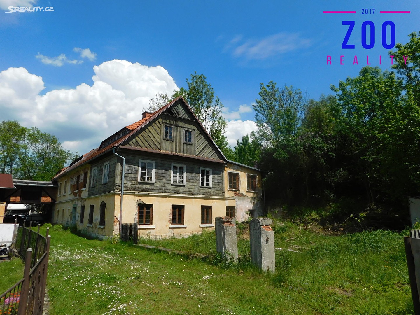 Prodej  chaty 870 m², pozemek 2 125 m², Kunratice u Cvikova, okres Česká Lípa