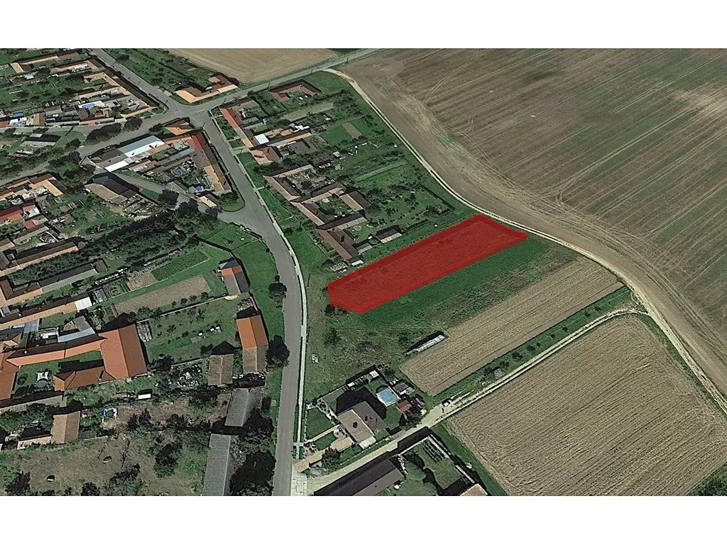 Prodej  stavebního pozemku 1 911 m², Přešovice, okres Třebíč