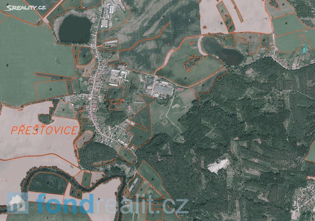 Prodej  pozemku 1 615 m², Přešťovice, okres Strakonice