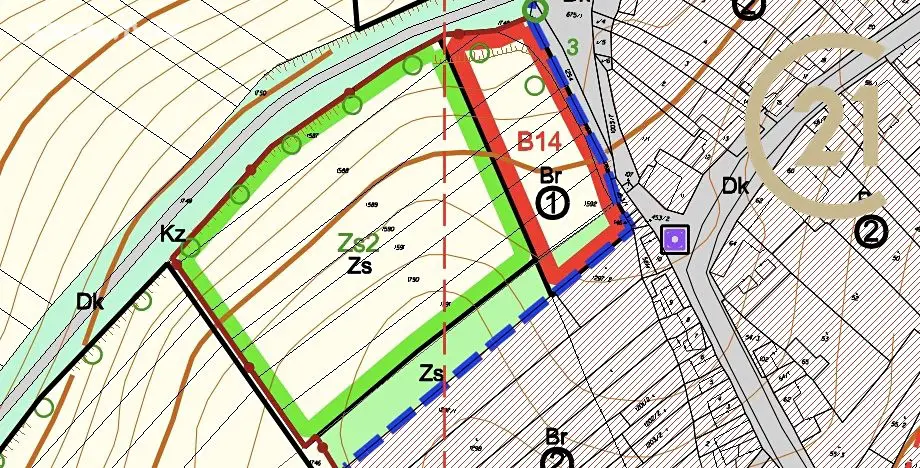 Prodej  stavebního pozemku 2 477 m², Bohdalice-Pavlovice - Pavlovice, okres Vyškov