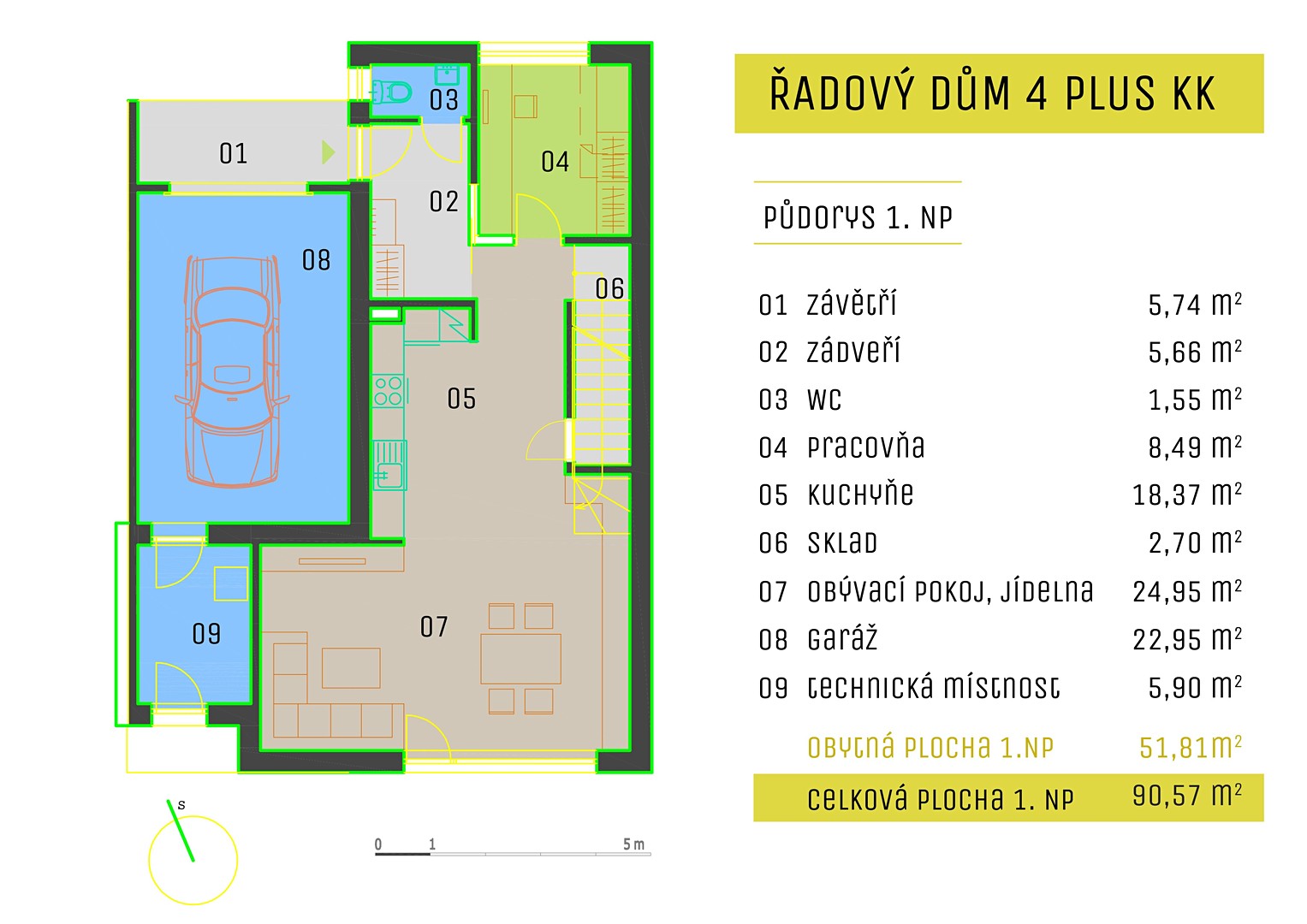 Prodej  rodinného domu 145 m², pozemek 299 m², K. Čapka, Jevíčko