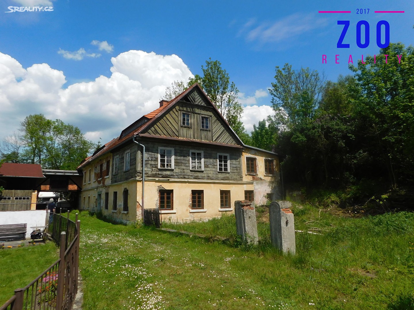 Prodej  rodinného domu 1 434 m², pozemek 2 125 m², Kunratice u Cvikova, okres Česká Lípa