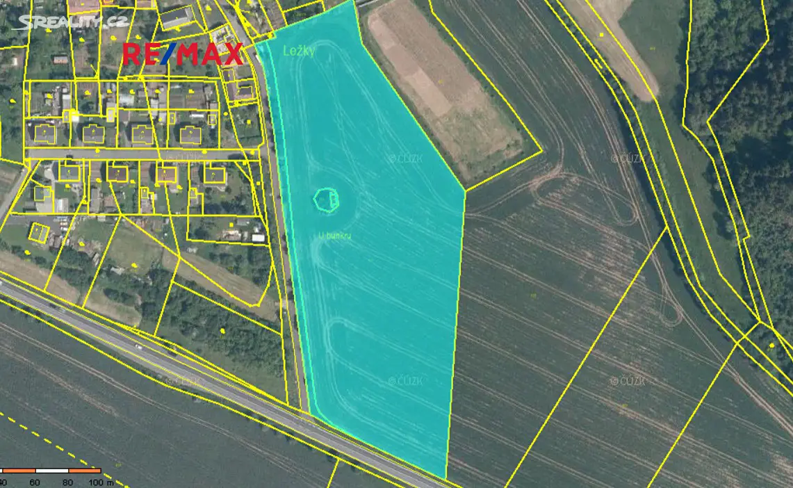 Prodej  stavebního pozemku 23 883 m², Lubenec, okres Louny