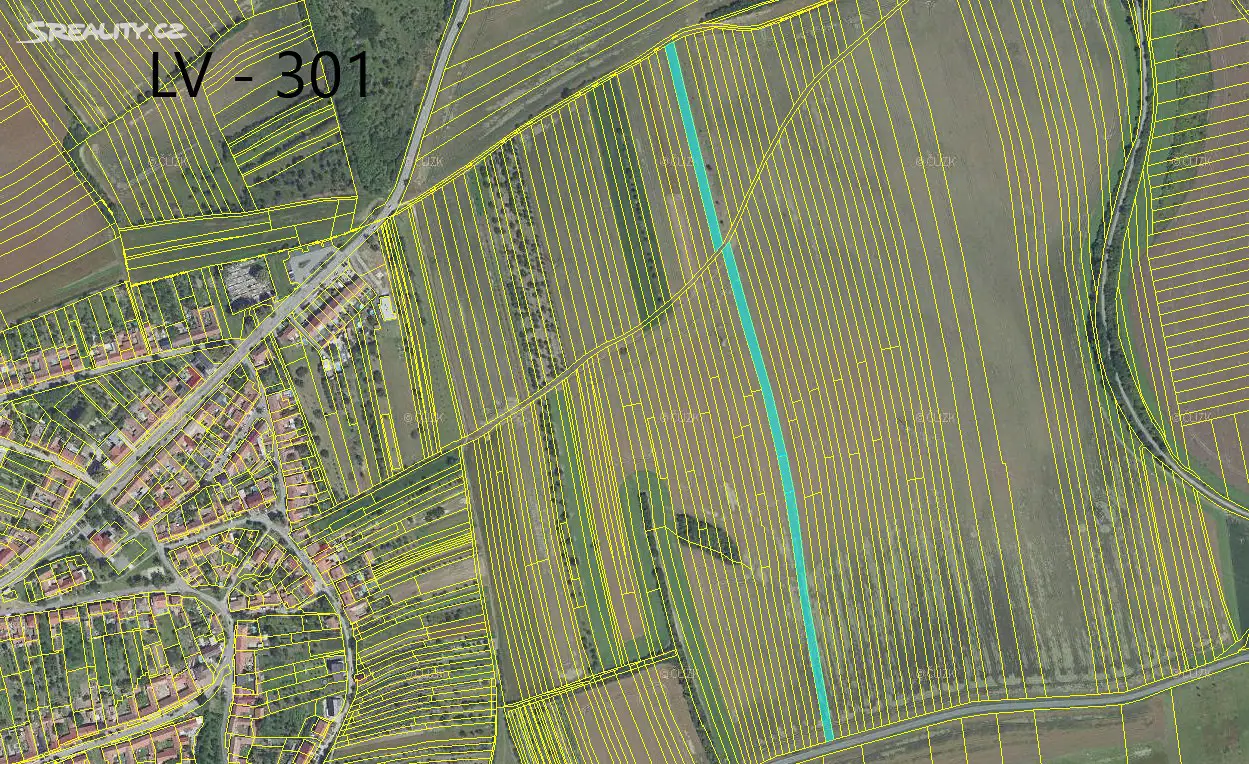 Prodej  pole 1 197 m², Násedlovice, okres Hodonín