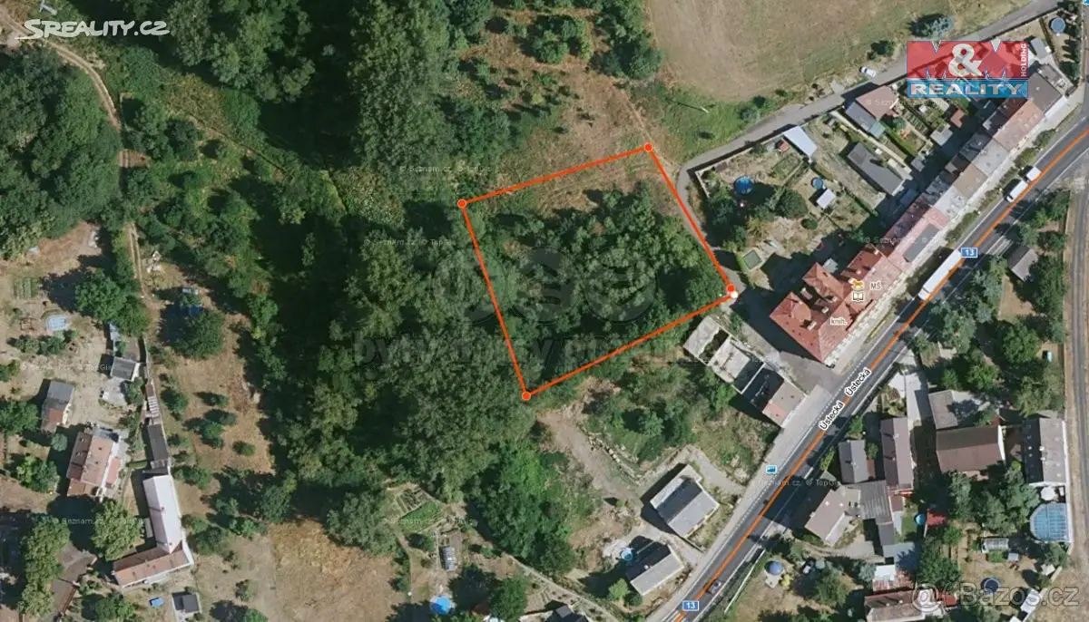 Prodej  pozemku 5 541 m², Krupka - Soběchleby, okres Teplice