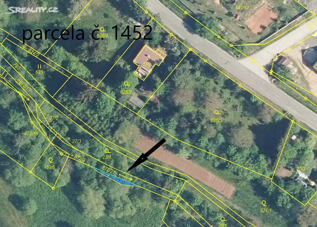 Prodej  stavebního pozemku 4 656 m², Úbislavice, okres Jičín