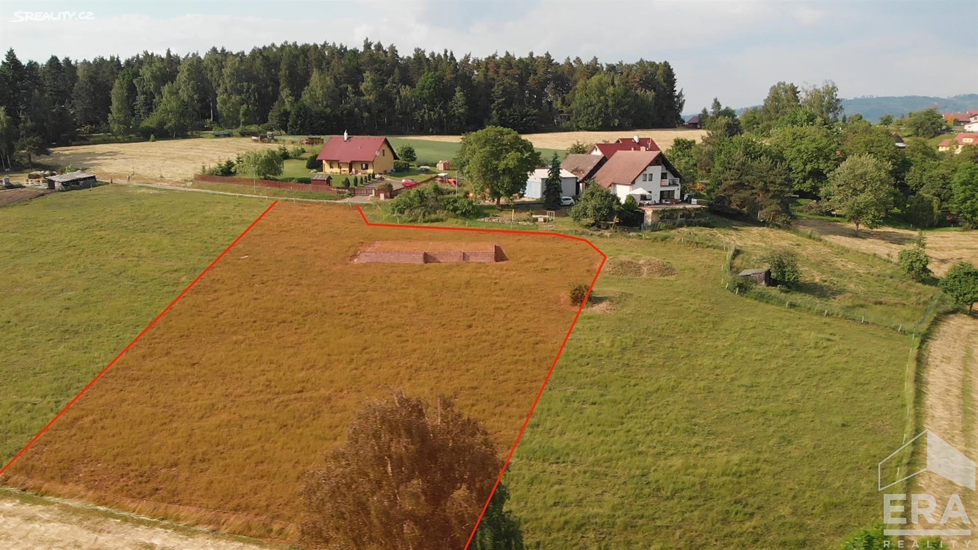Prodej  stavebního pozemku 3 877 m², Holín, okres Jičín