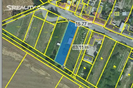 Prodej  stavebního pozemku 953 m², Nové Dvory, Náměšť na Hané