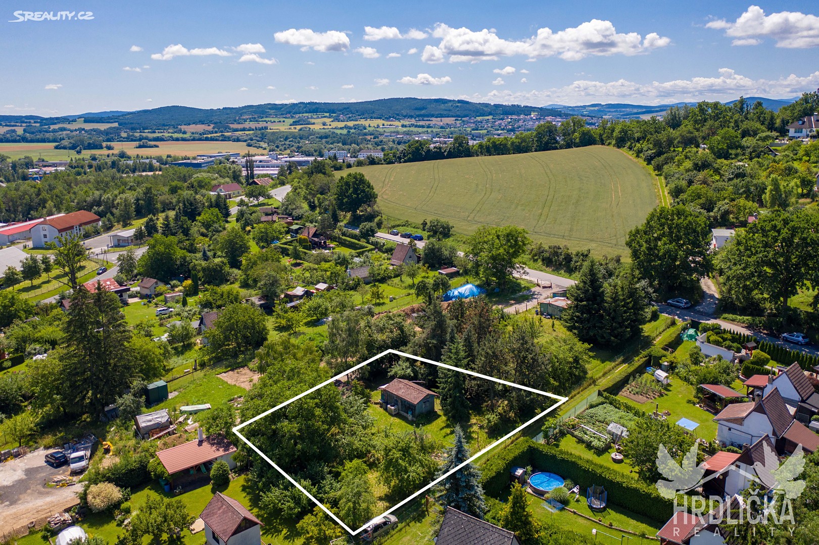 Prodej  zahrady 950 m², Strakonice, okres Strakonice