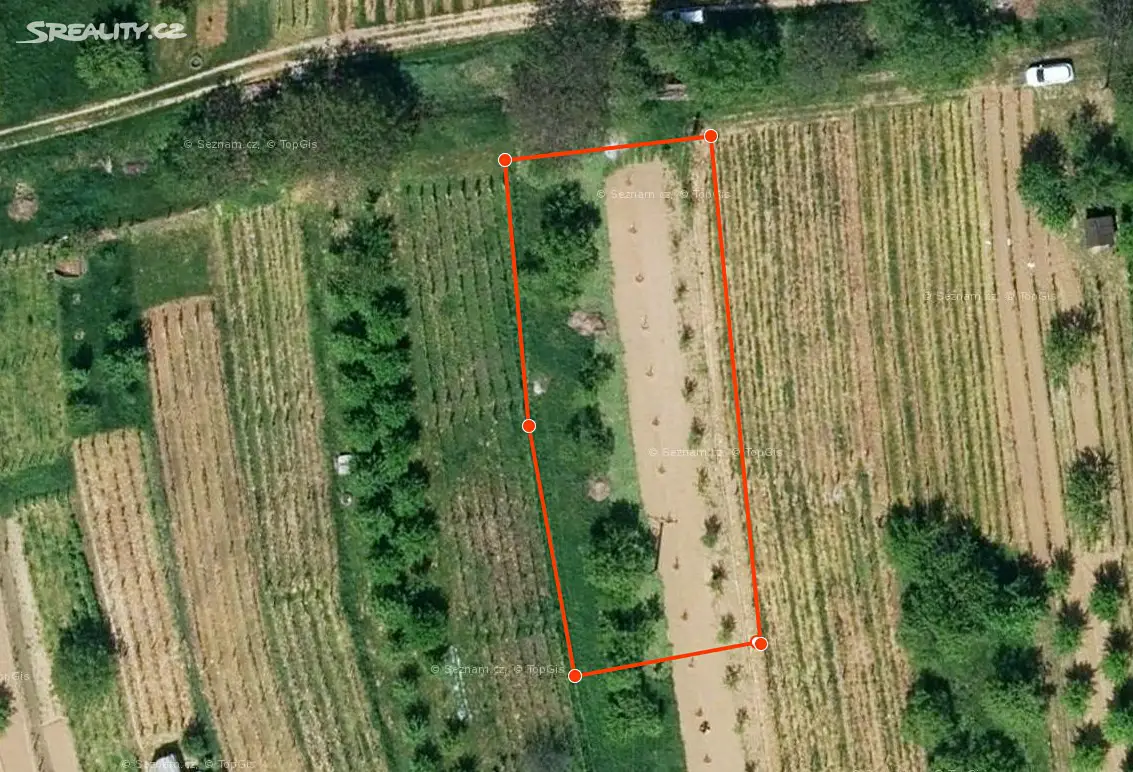 Prodej  zahrady 66 m², Polešovice, okres Uherské Hradiště