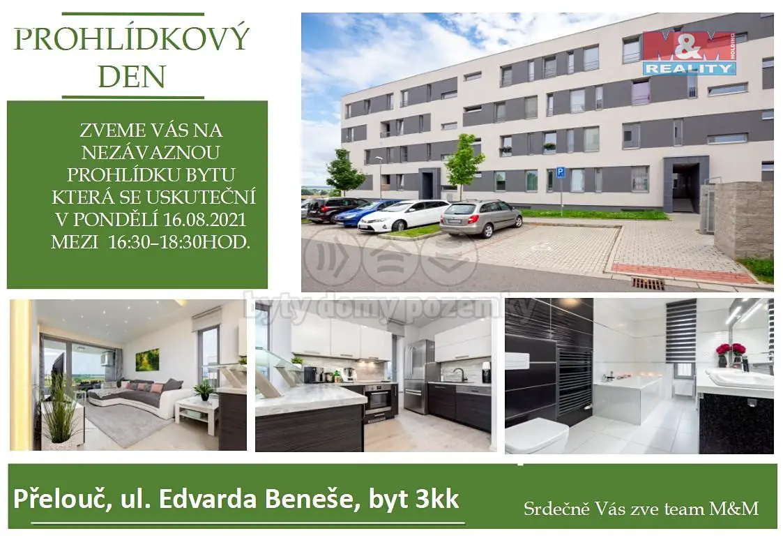 Prodej bytu 3+kk 86 m², Edvarda Beneše, Přelouč