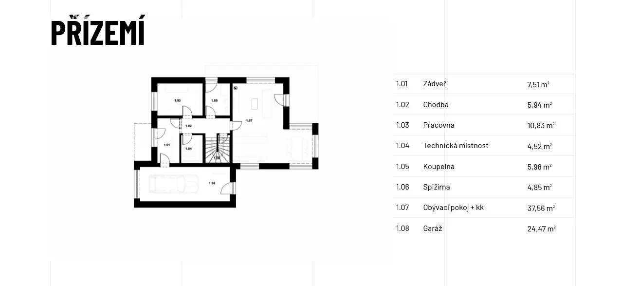 Prodej  rodinného domu 168 m², pozemek 835 m², Hlavní, Úžice