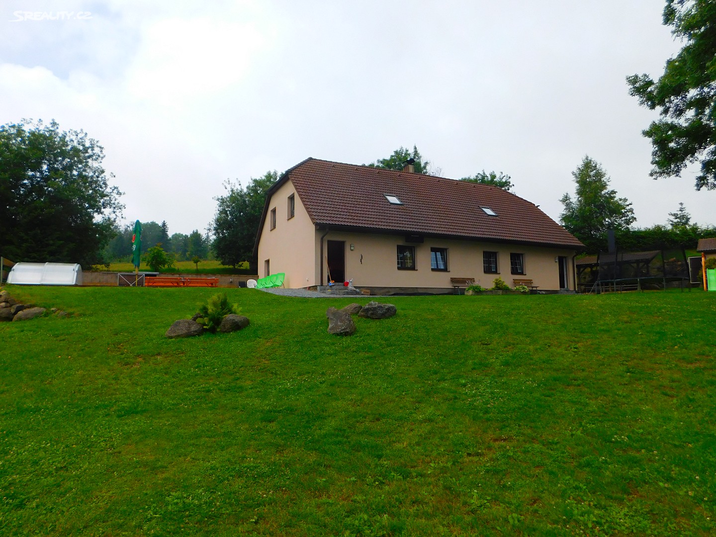Prodej  chalupy 280 m², pozemek 3 864 m², Nadějkov - Pohořelice, okres Tábor