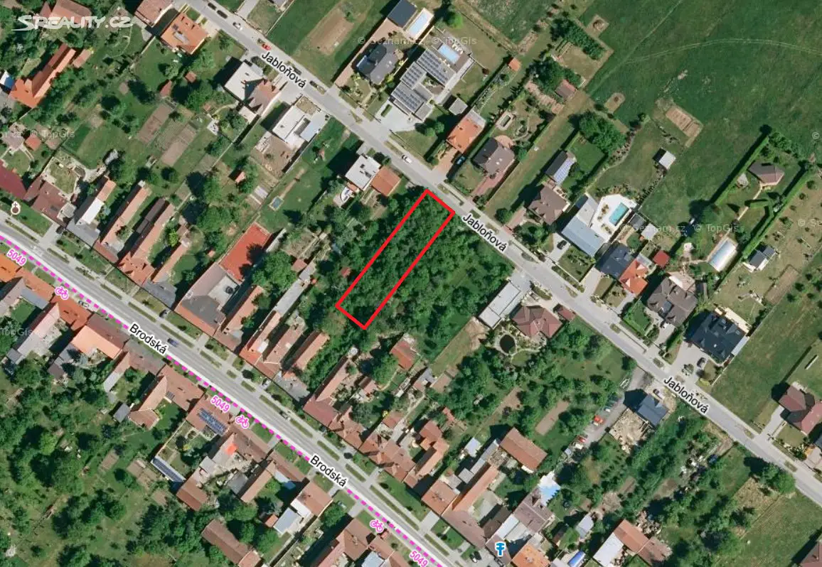 Prodej  stavebního pozemku 121 m², Uherský Brod - Havřice, okres Uherské Hradiště