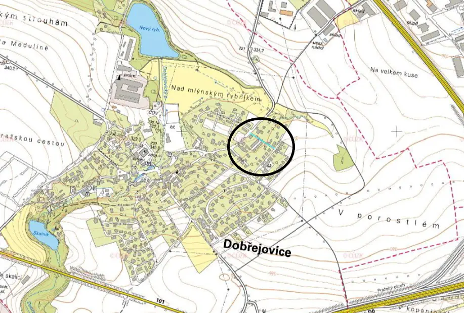 Prodej  pozemku 35 m², Dobřejovice, okres Praha-východ