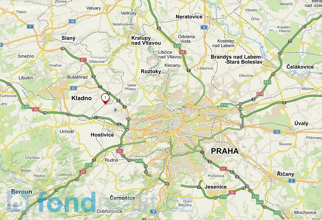 Prodej  pozemku 1 547 m², Dobrovíz, okres Praha-západ