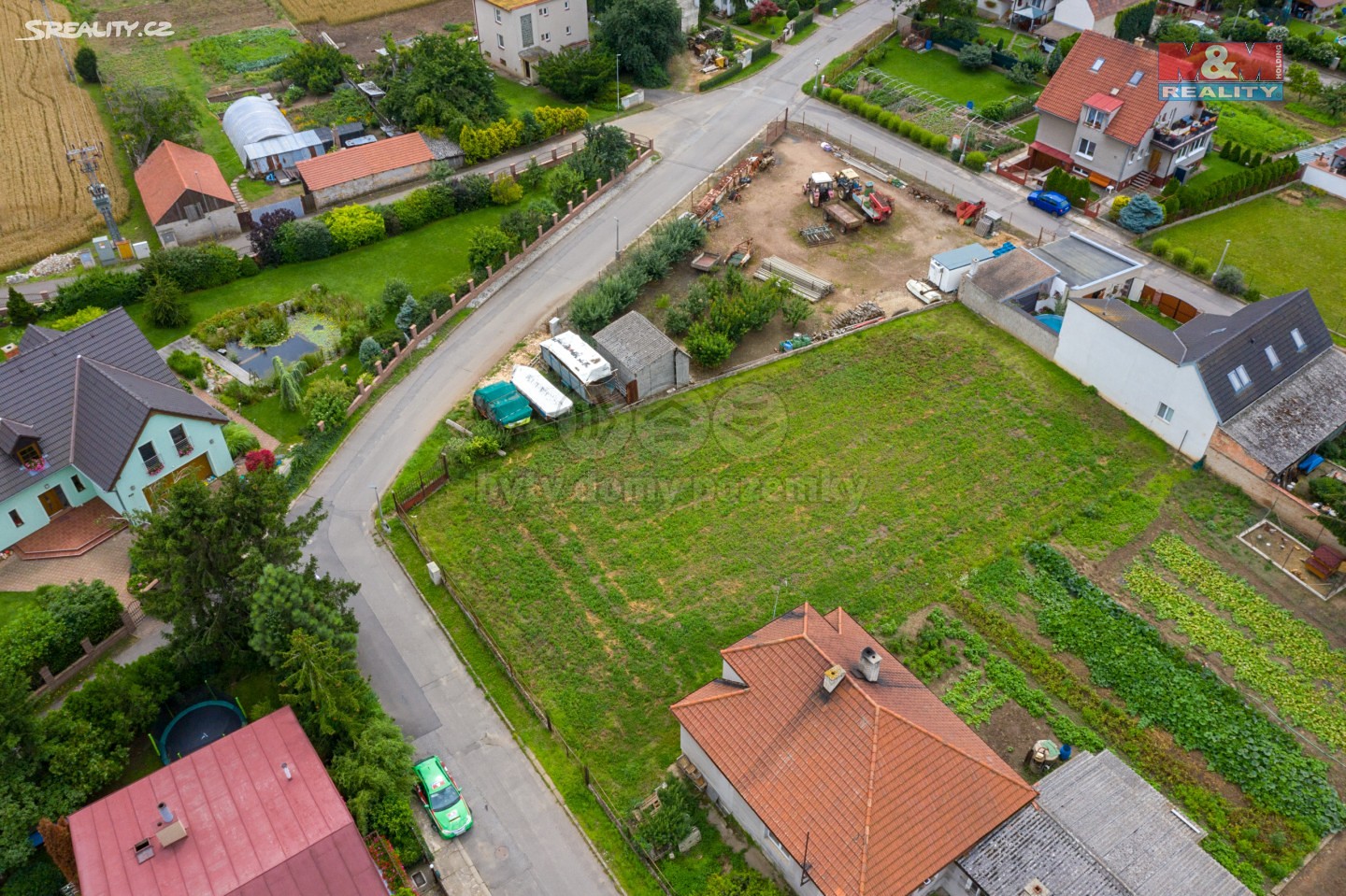Prodej  stavebního pozemku 1 167 m², Terezín - České Kopisty, okres Litoměřice