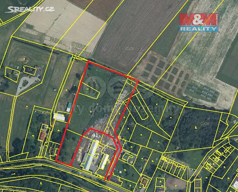 Prodej  komerčního pozemku 12 444 m², Hladké Životice, okres Nový Jičín