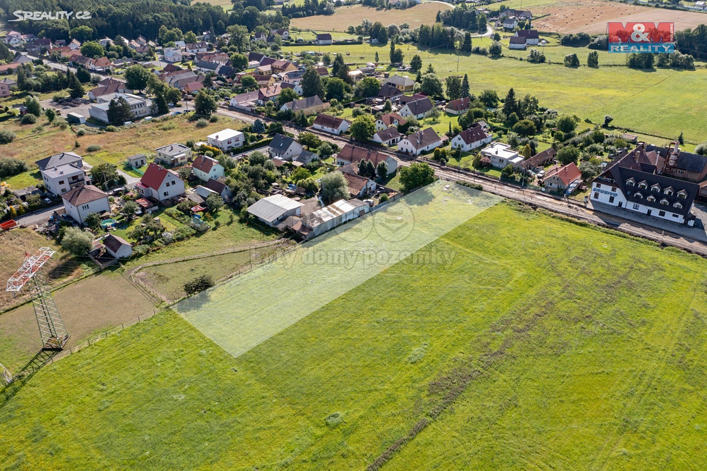 Prodej  stavebního pozemku 3 000 m², Svojkovice, okres Rokycany