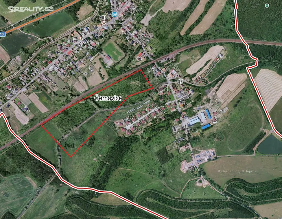 Prodej  zahrady 5 827 m², Černovice, okres Chomutov