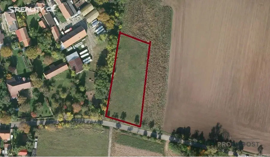 Prodej  stavebního pozemku 5 361 m², Tismice, okres Kolín