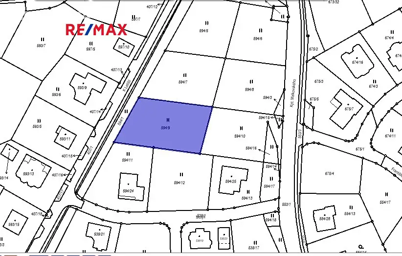 Prodej  pozemku 1 119 m², Karlovy Vary, okres Karlovy Vary