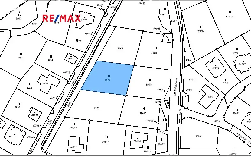 Prodej  pozemku 983 m², Karlovy Vary, okres Karlovy Vary
