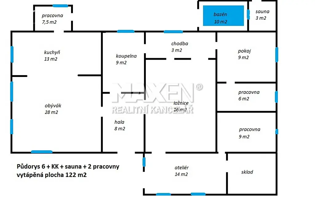 Prodej  rodinného domu 584 m², pozemek 584 m², Kladno, okres Chrudim