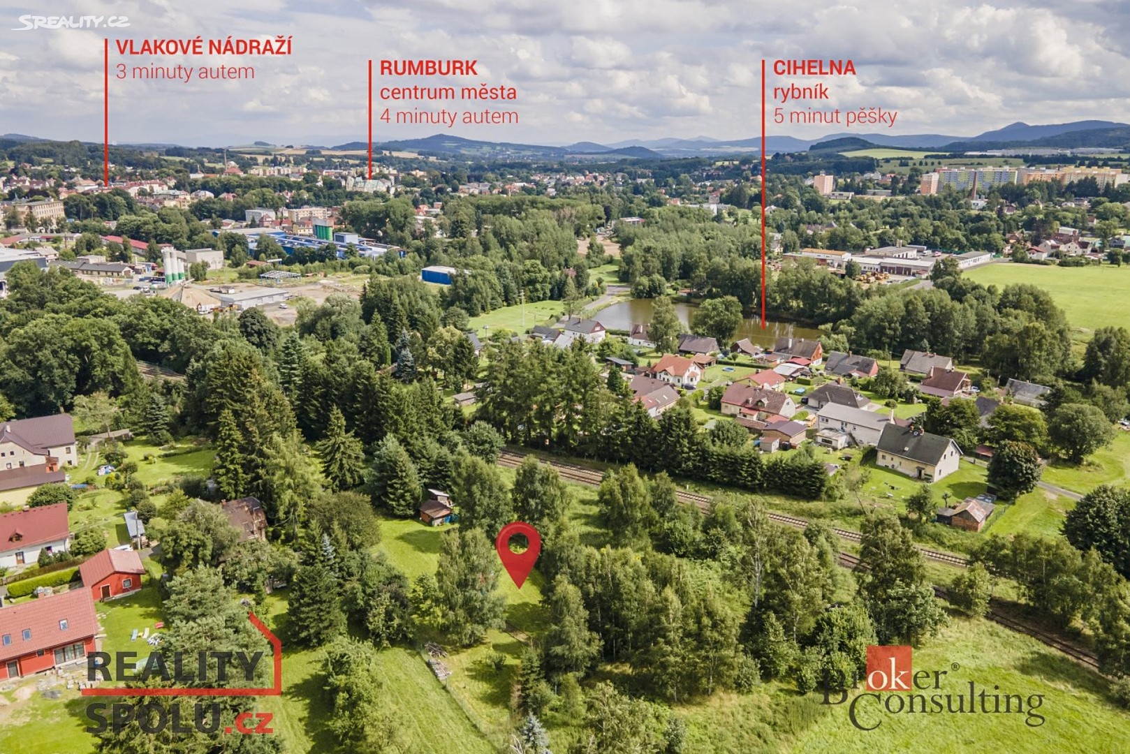 Prodej  pozemku 2 086 m², Hluboká, Rumburk - Rumburk 3-Dolní Křečany
